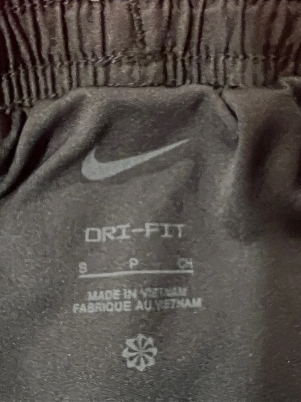 Nike Black Athletic Unisex Shorts with White Trim
